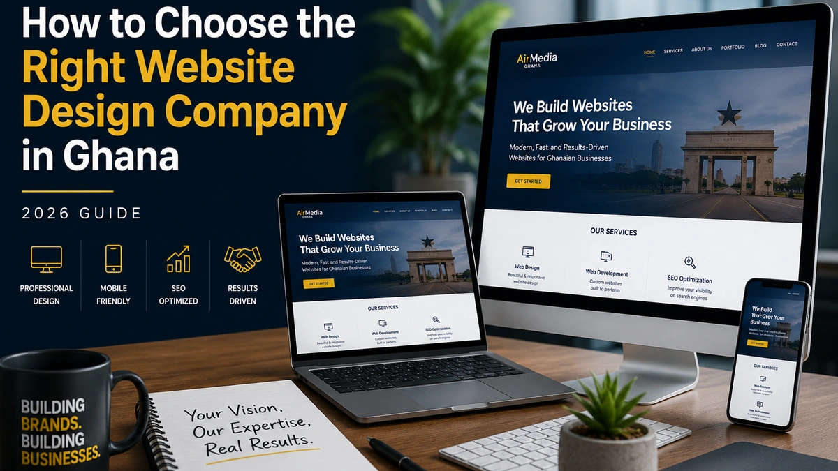 How to Choose the Right Website Design Company in Ghana (2026 Guide)